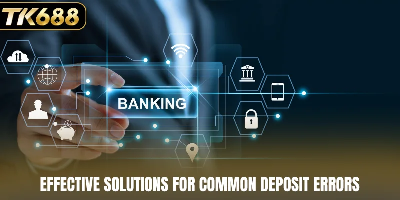 Effective solutions for common deposit errors