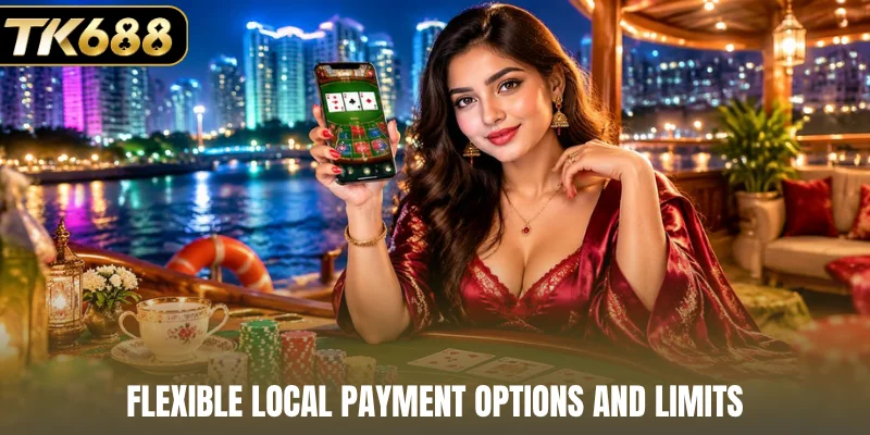 Flexible local payment options and limits