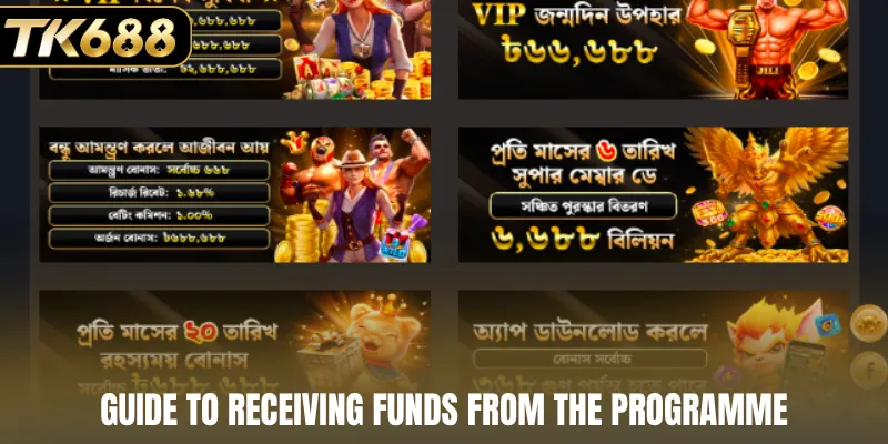 Guide to receiving funds from the programme