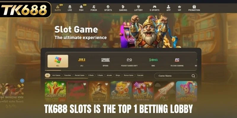 TK688 slots is the TOP 1 betting lobby